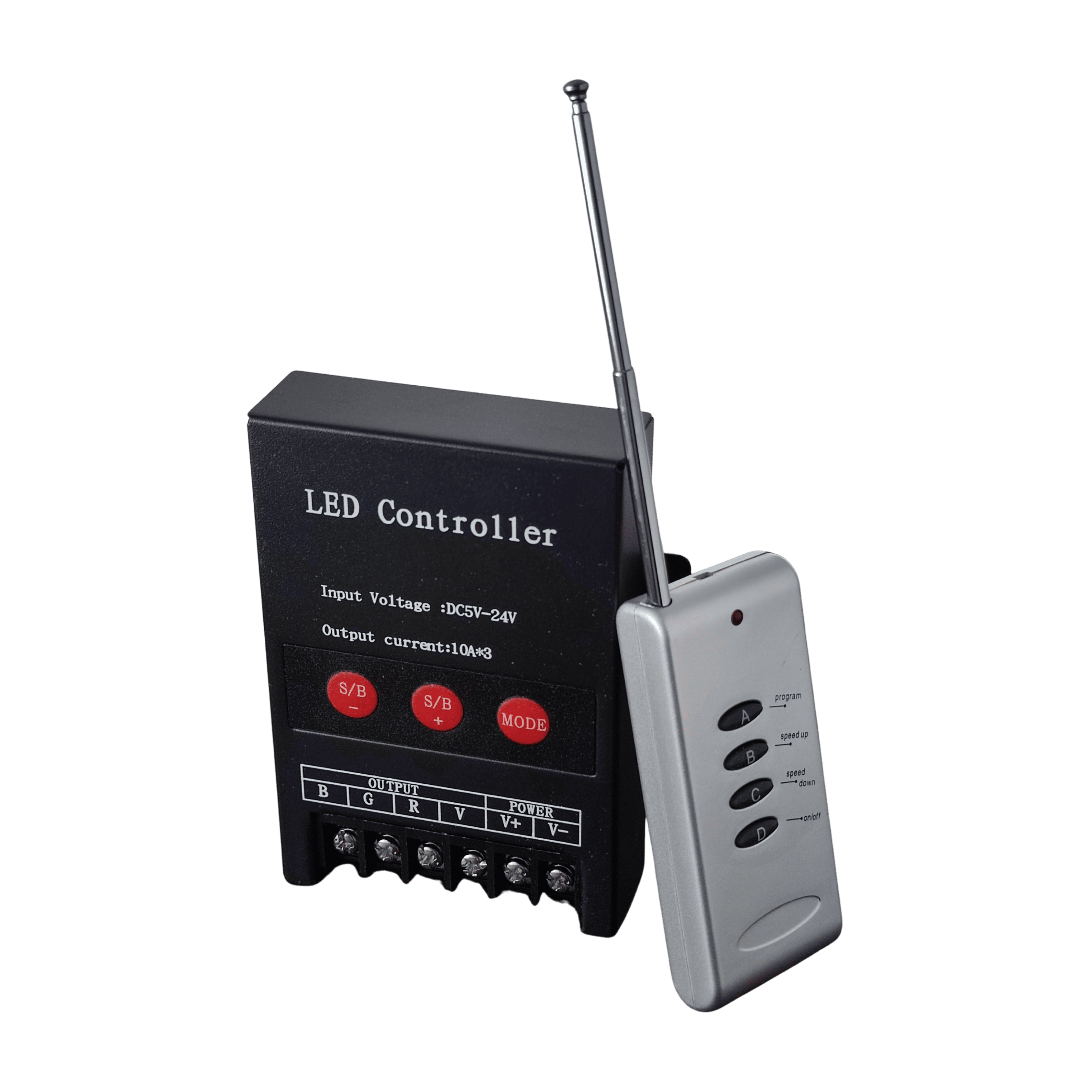 Controlador RGB 30A 12V + Control Remoto